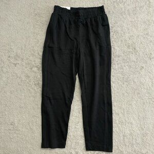 NEW Danskin Women's M Luxe Retro Jogger Black Polyester & Rayon Soft Fabric